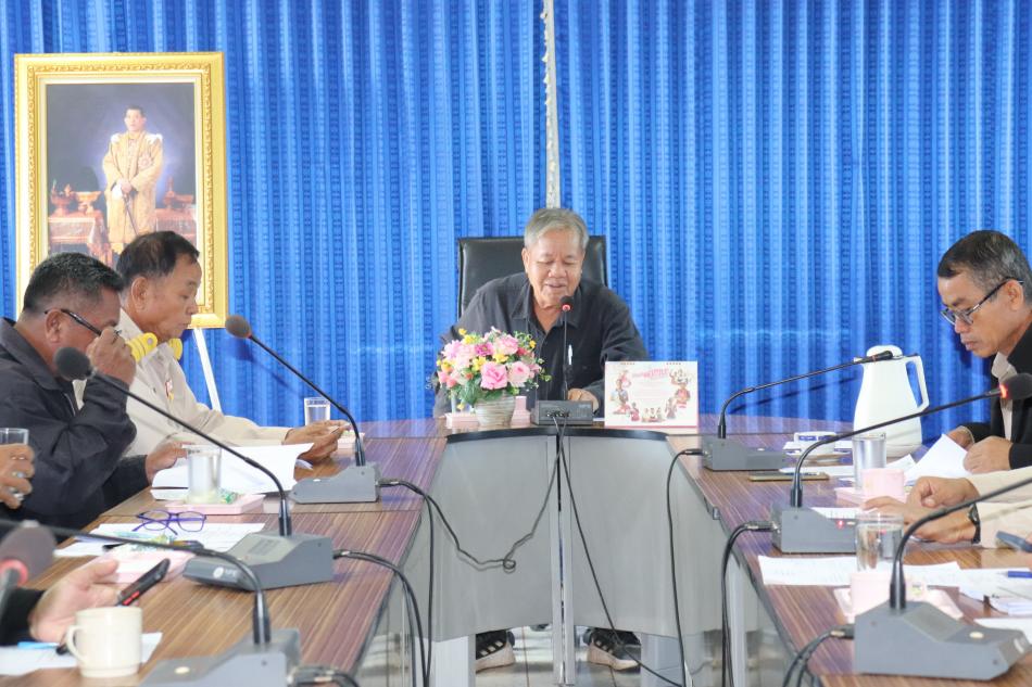 การประชุมคณะผู้บริหารท้องถิ่นพนักงานเทศบาลและพนักงานจ้างในสังกัดเทศบาลตำบลกุดแฮด  ประจำเดือนมกราคม 2569 
